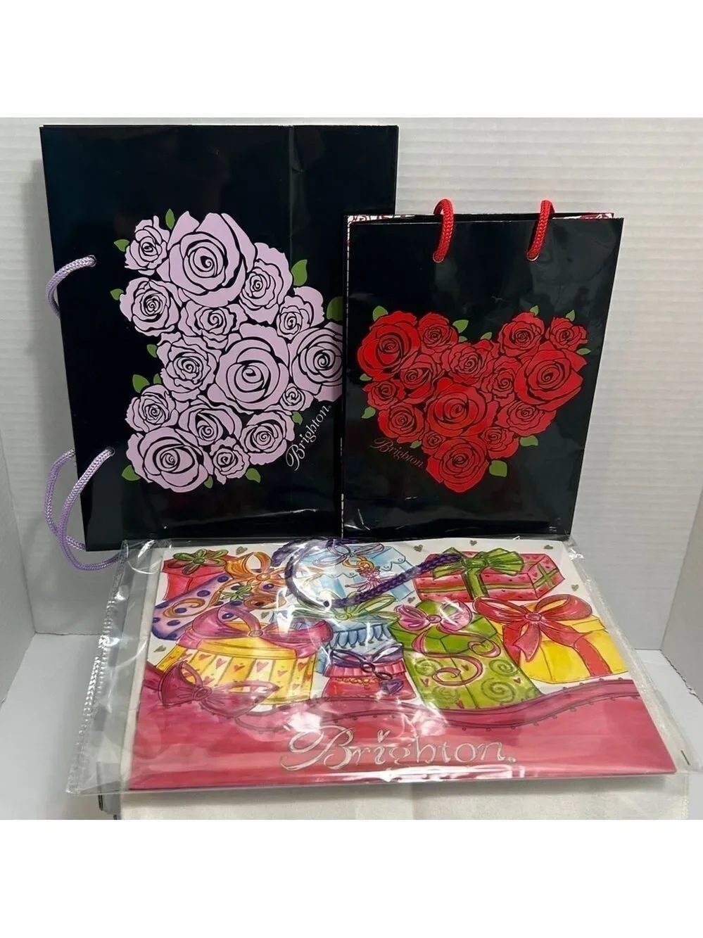 Brighton Gift Bag Lot of 3, 1 New, 2 Pre-owned